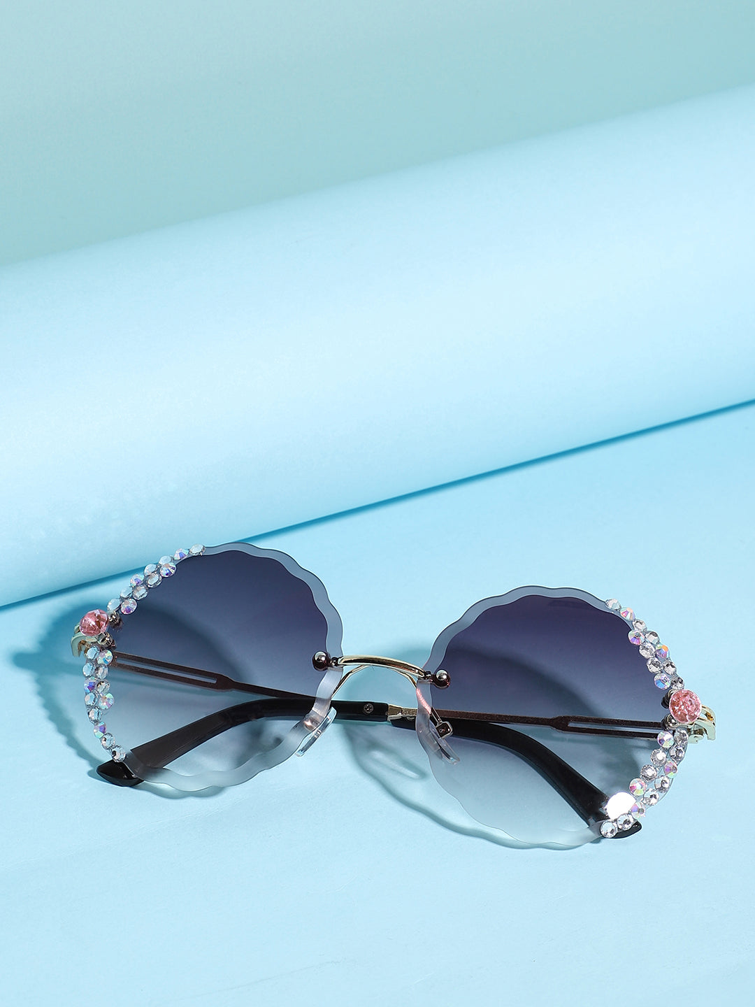 Purple Round Sunglass