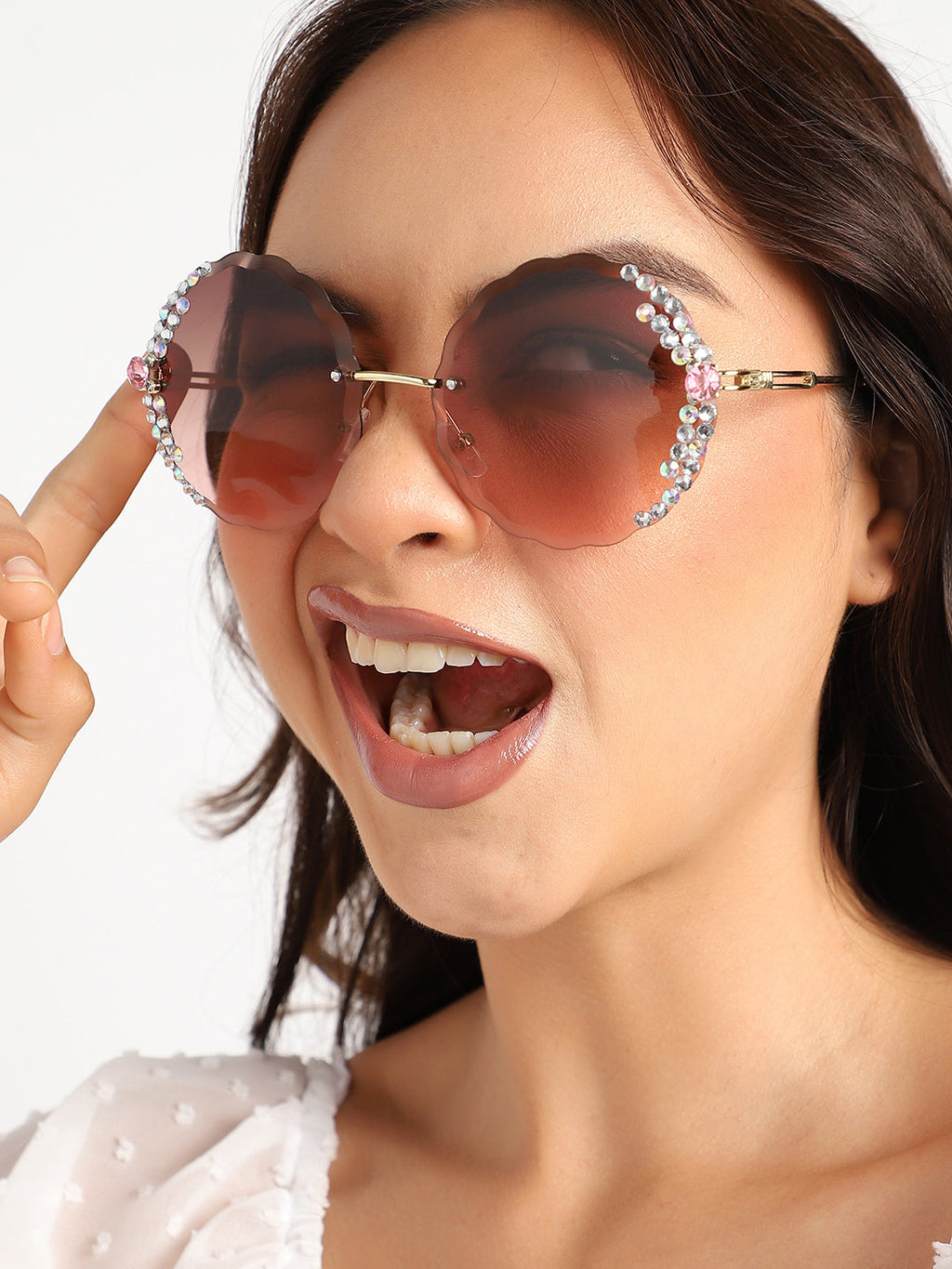 Purple Round Sunglass