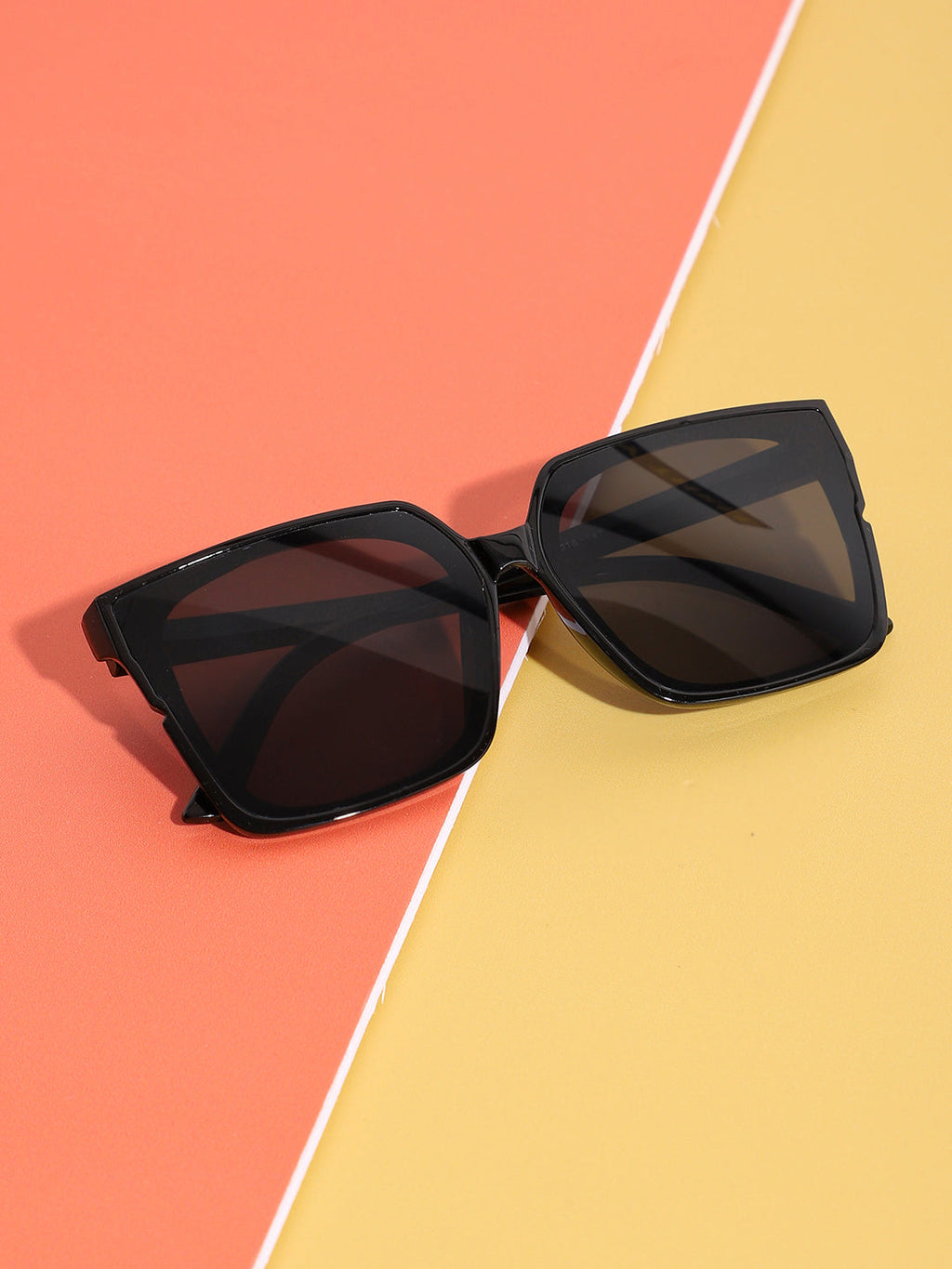 Black Rectangular Sunglass