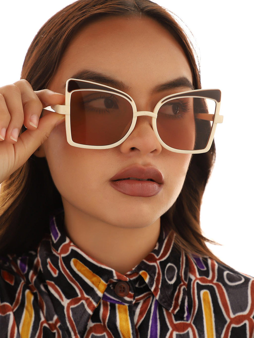 Haute Sauce Gold Butterfly Sunglasses