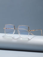 Clear Rectangular Sunglass