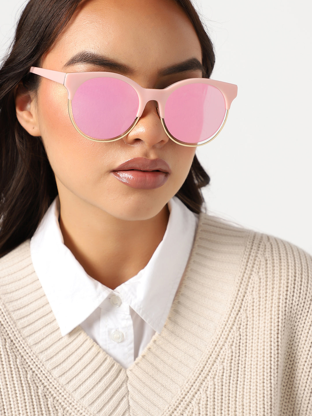 Pink Wayfarer Sunglass