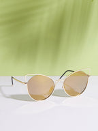 Gold Oversized Sunglass