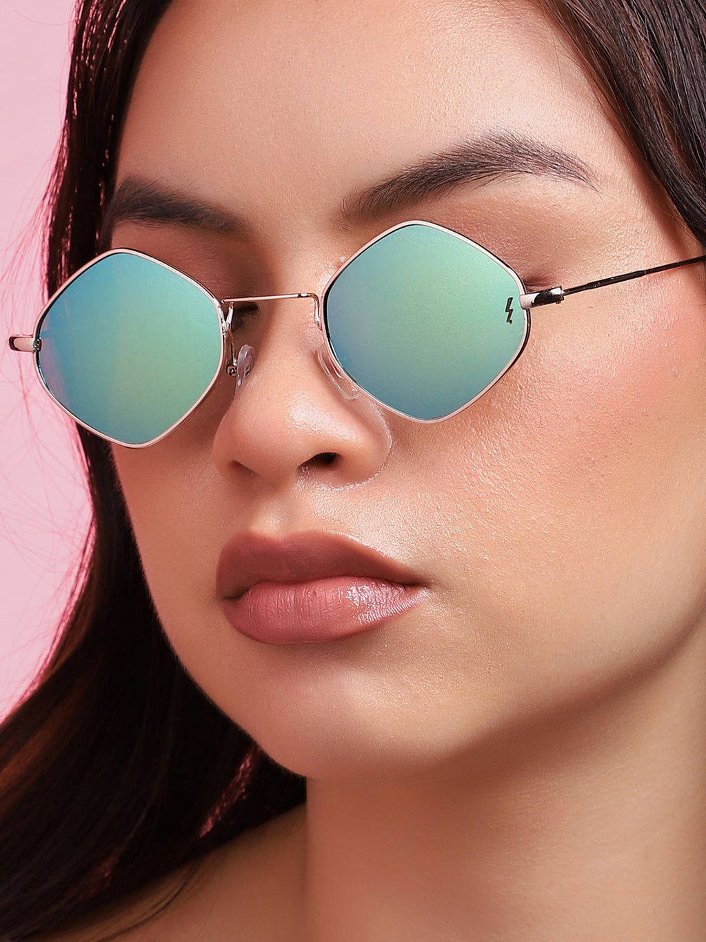 Gold Round Sunglass