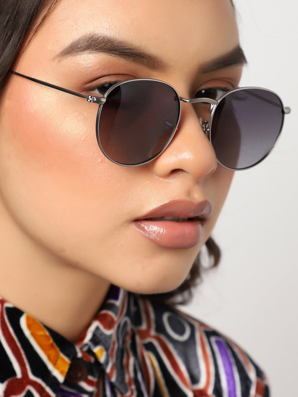 Gold Oversized Sunglass