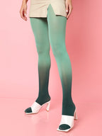 Double Tone Green Stockings