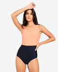 Haute Sauce Double Colour One Piece Swimsuit
