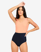 Haute Sauce Double Colour One Piece Swimsuit
