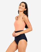 Haute Sauce Double Colour One Piece Swimsuit
