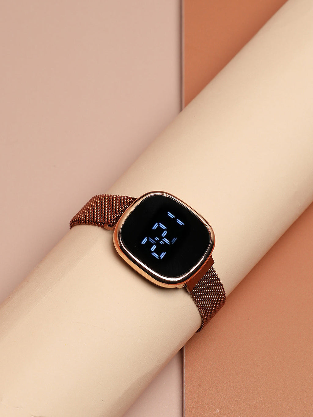 Gold Digital Watch