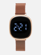 Gold Digital Watch