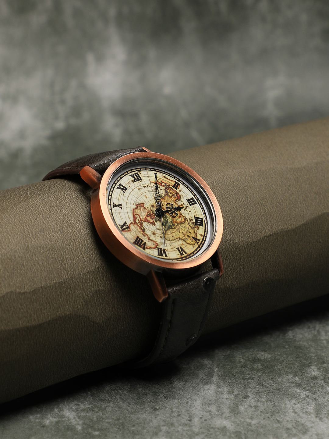 Brown Analogue Watch