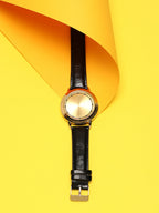 Round Black Analog Dial With