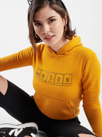 Cs Printed Stylish Casual Hooded Sweatshirt