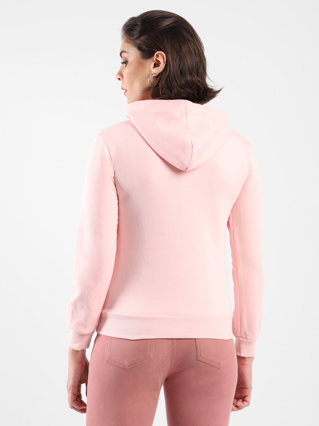 Printed Stylish Casual Hooded Sweatshirt