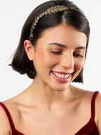 Gold Plated Pearl Hairband