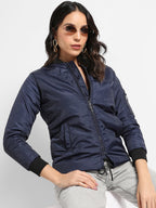 Micro Checkered Long Puffer Jacket