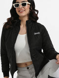 Zip-Front Bomber Jacket With Insert Pockets