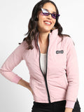 Quilted Puffer Jacket With Zip Closure