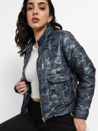 Camouflage Jacket With Flap Pockets