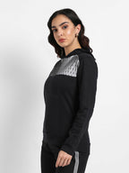 Pullover Hoodie With Mesh Details