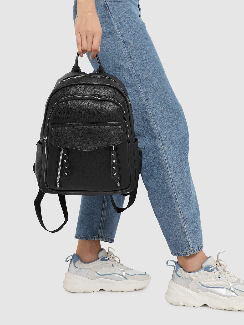 Flap Curve Backpack - Black