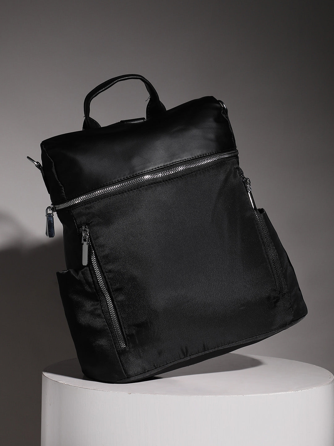 All Around Zip Backpack - Black