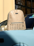 Studded Backpack - Peach