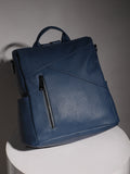 Asymmetrical Broad Backpack - Blue