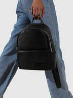 Elevated Round Mini Backpack - Black