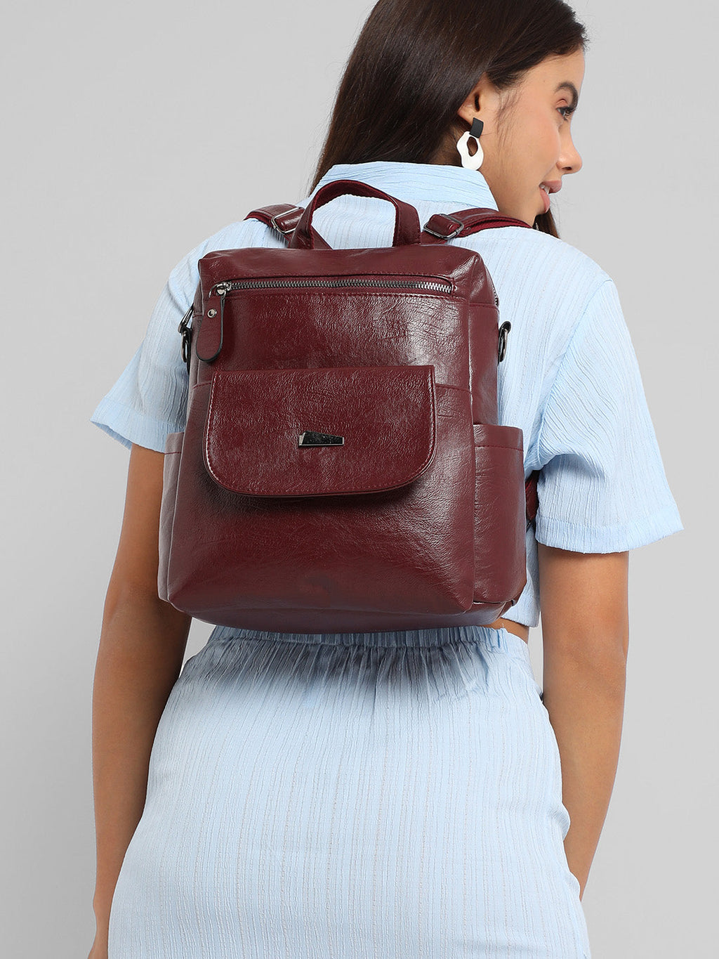 The Nomad Mini Backpack - Maroon
