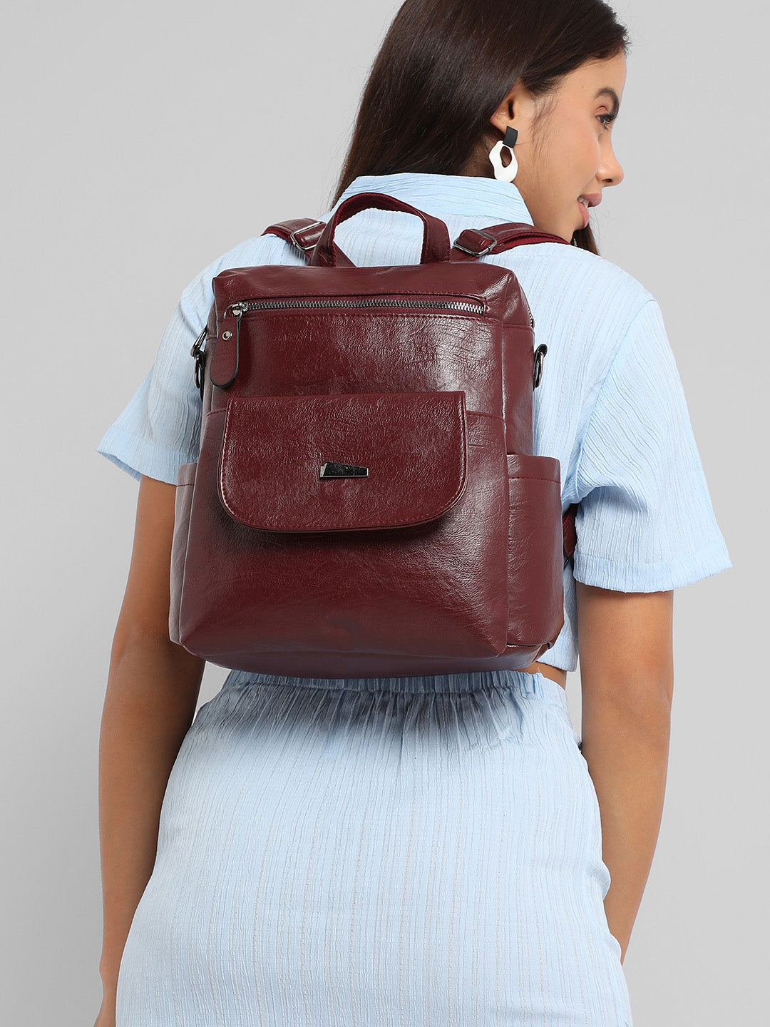 The Nomad Mini Backpack - Maroon