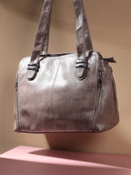 Everyday Side-Zip Handbag - Greige