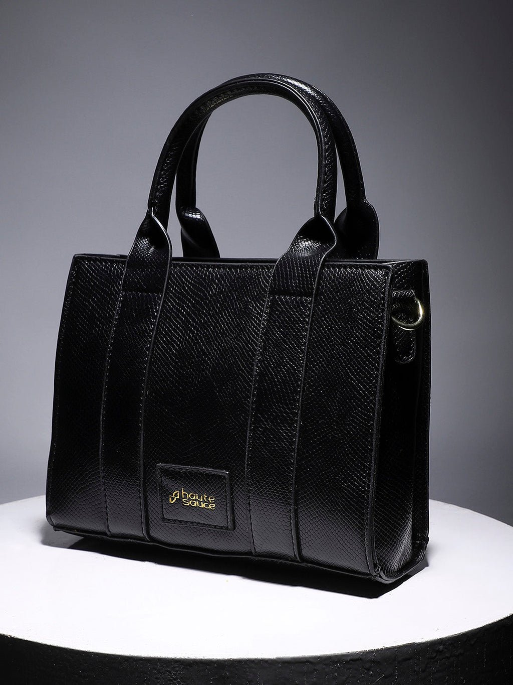 Scale Mini Handbag - Black