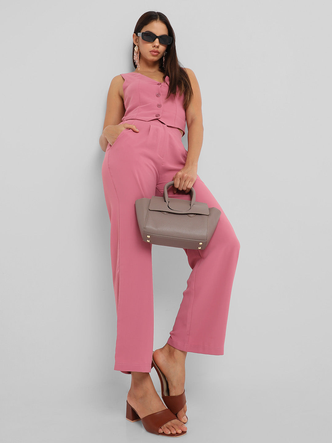 Haute Sauce Over The Flap Mini Handbag - Greige