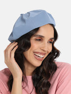 Pin Tipped Bakerboy Hat - Icy Blue