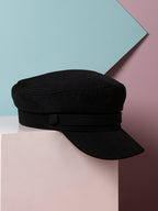 Haute Sauce Canvas Breton Cap - Black