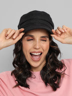 Haute Sauce Canvas Breton Cap - Black