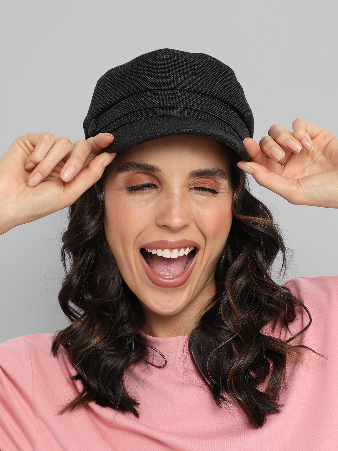 Haute Sauce Canvas Breton Cap - Black