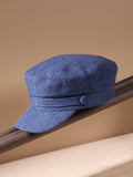 Haute Sauce Canvas Breton Cap - Cornflower Blue