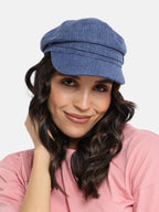 Haute Sauce Canvas Breton Cap - Cornflower Blue
