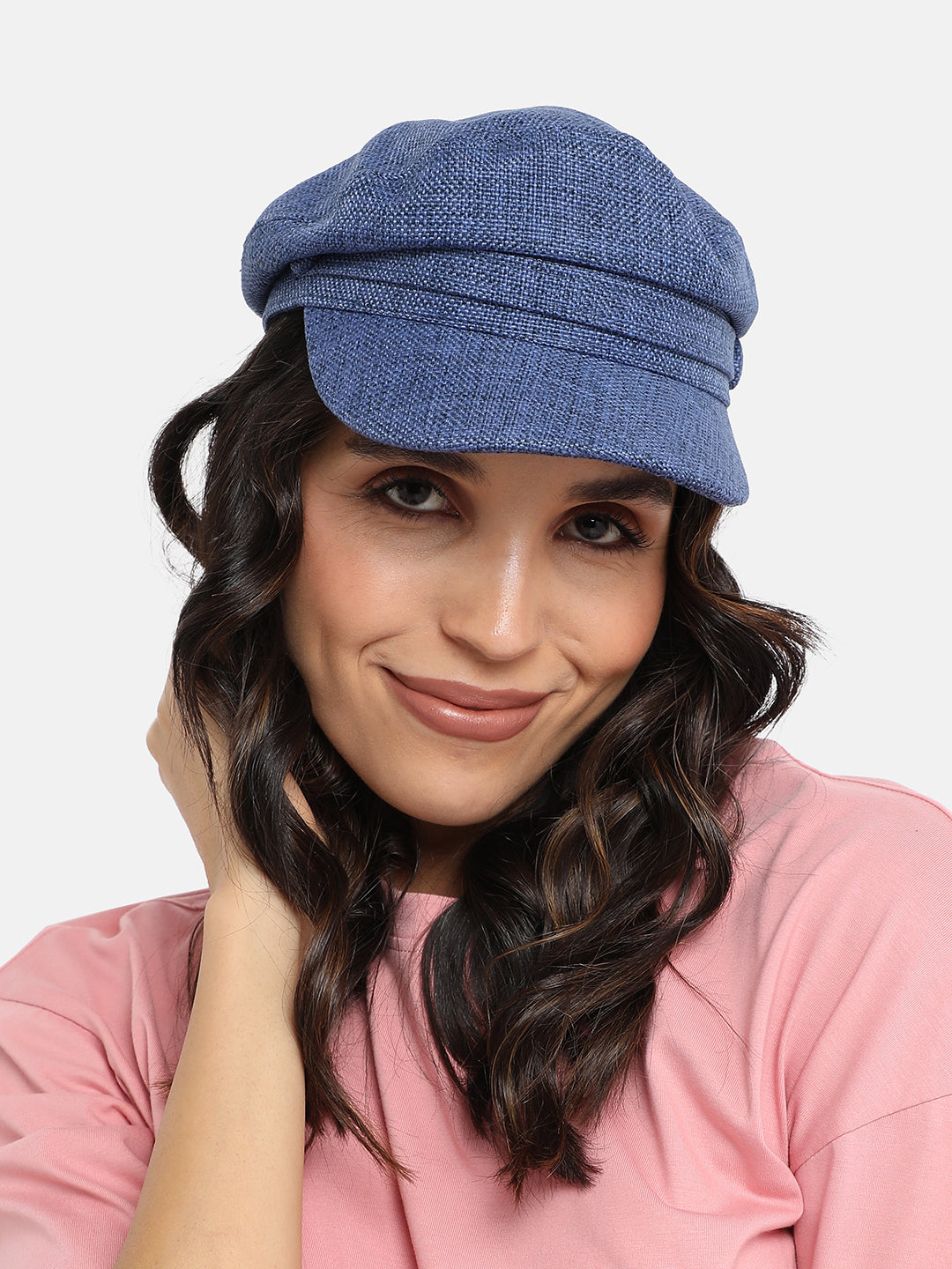 Haute Sauce Canvas Breton Cap - Cornflower Blue