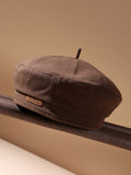 Haute Sauce Pin Tipped Beret Hat - Coffee Brown
