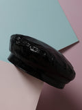 Pebbled Beret Hat - Black