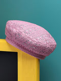 Self-Design Beret Hat - Pink