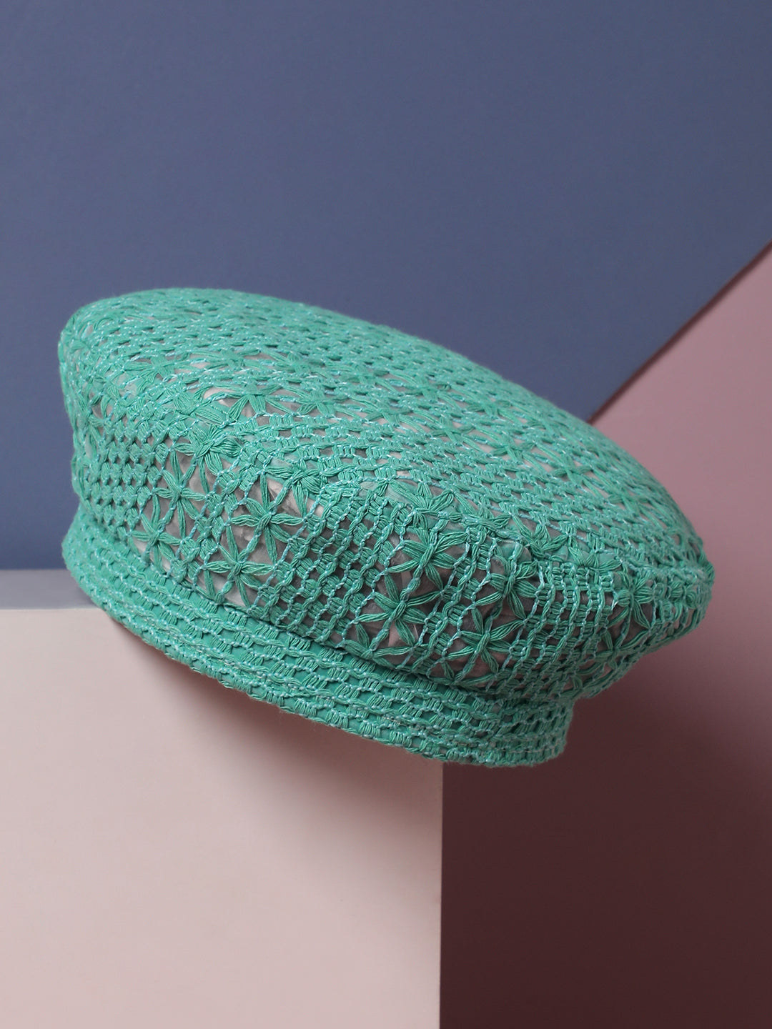 Haute Sauce Self-Design Beret Hat - Mint Green