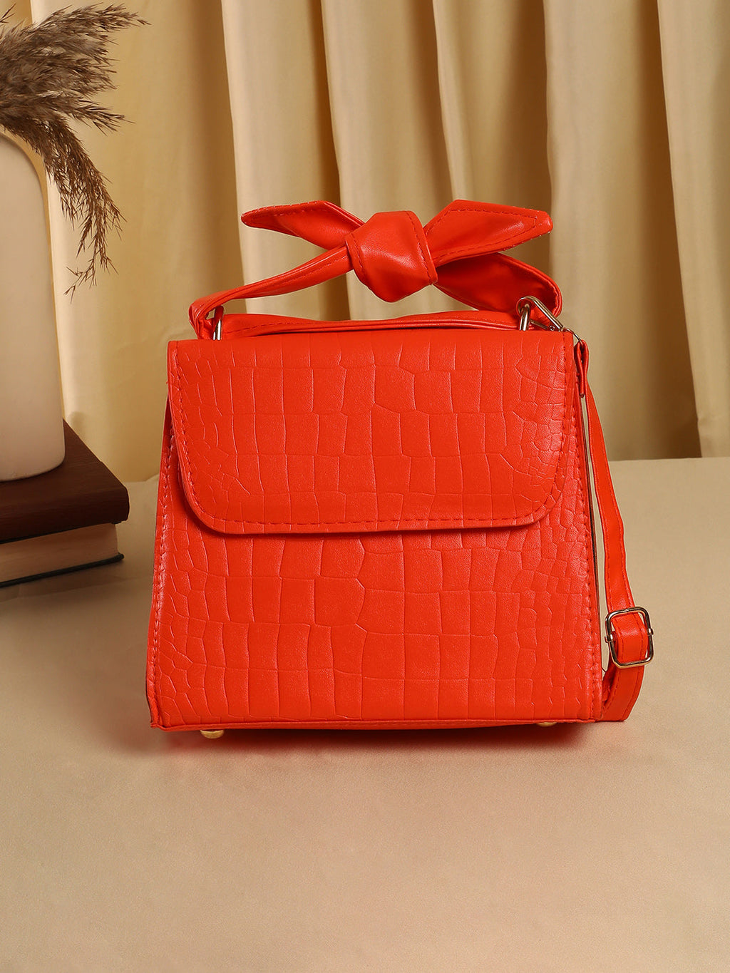 Solid Scale Sling Bag