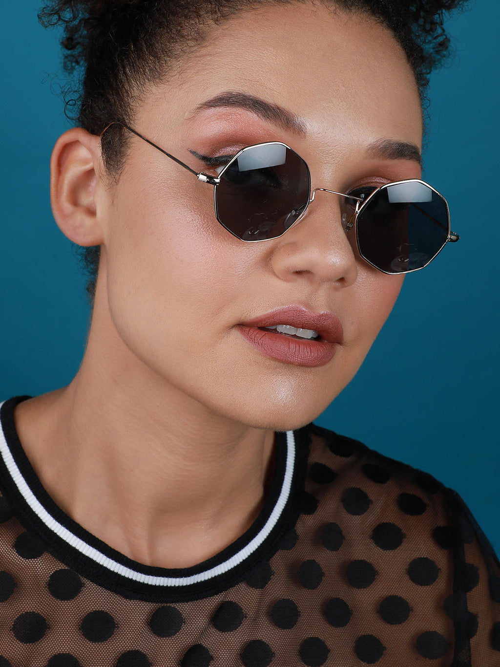 Haute Sauce Full Rim Octagonal Sunglass