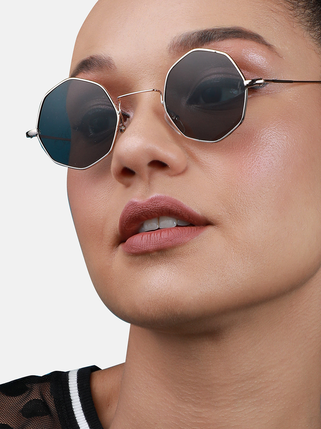Haute Sauce Full Rim Octagonal Sunglass