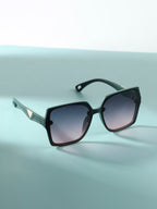 Gradient Oversized Sunglasses - Forest Green